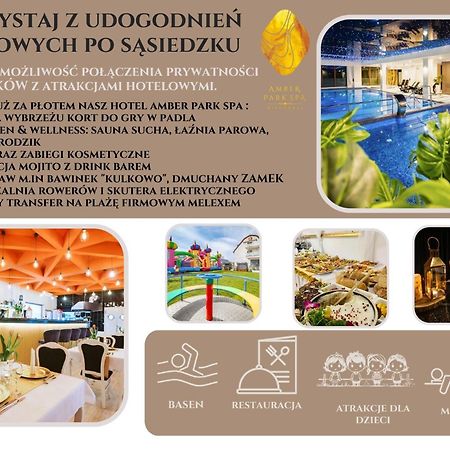 Olivina Park Spa - Domki Z Dostepem Do Krytego Basenu, Saun, Wyzywienia I Atrakcji Dla Dzieci Niechorze Dış mekan fotoğraf